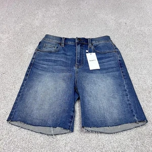 Level99 Shorts Blue Denim Pockets Women’s Size 26 NWT - Picture 1 of 11