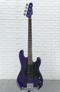 ESP LTD Surveyor '87 Bass Guitar - Dark Metallic Purple - Picture 1 of 1