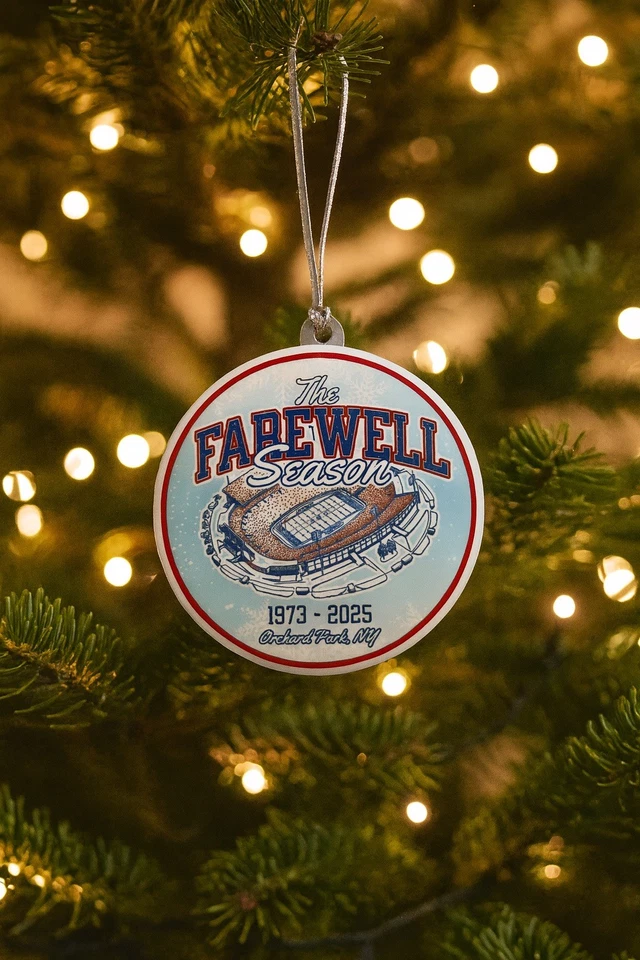 Adorno de despedida del estadio Buffalo Bills 3,5"  Foto 1 de 3