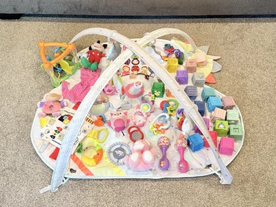 Lote de juguetes Skip Hop forro plateado nube barriga tiempo 3 en 1 actividad bebé edad 0+ Foto 1 de 4