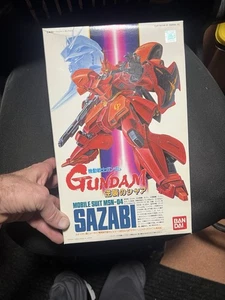 Bandai 1/144 Char's CounterAttack Mobile Suit MSN-04 SAZABI Model kit USA VERKÄUFER - Bild 1 von 2