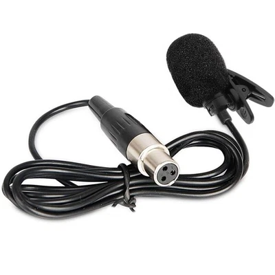 Lavalier Microphone for AKG Samson Wireless Bodypack System Mini 3 Pins xlr - Image 1 of 4