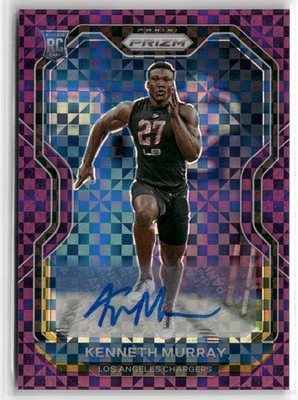 2020 Prizm #327 Kenneth Murray RC AUTO Prizm Purple Power #/49 ☘️105 - Image 1 of 2