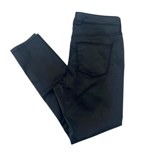 Universal Thread Faux Leather Skinny Pants Womens 10/30R Black High Rise - Picture 1 of 6