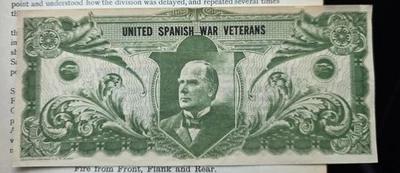 1929 31st National Encampment Denver Currency Advertising Note Spanish War VFW - Image 1 of 2