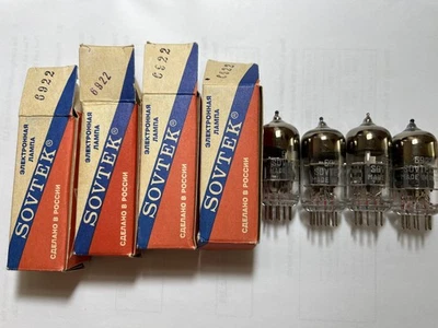 Lote de 4, NOS Sovtek 6922 Foto 1 de 3