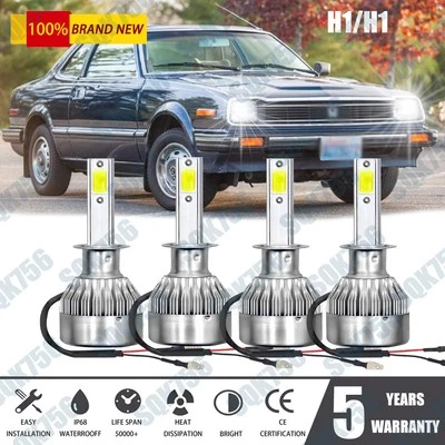 4x H1 para Honda Prelude 1997-2000 2001 faros LED haz alto bajo 6000K bombillas Foto 1 de 4