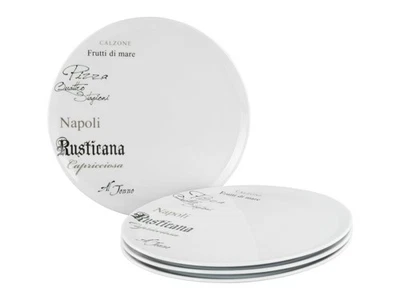 CreaTable Europa Gustoso Pizzateller 4-tlg Porzellan - Bild 1 von 4