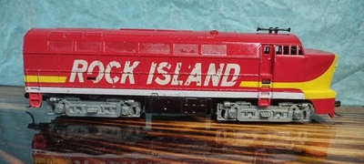 VTG TYCO Rock Island Diesel Engine Locomotive HO Electric Model Train - Image 1 of 4