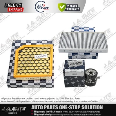 3pcs Genuine Oil & Air & Pollen Filter fit Maserati Ghibli 2.0 I(2022+) - Image 1 of 4