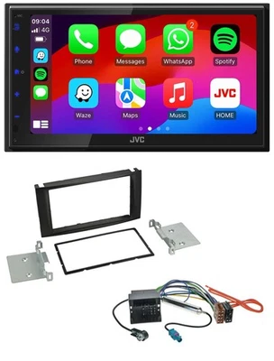 JVC Bluetooth USB MP3 2DIN DAB Autoradio für VW T5 Multivan Caravelle Touareg - Bild 1 von 4