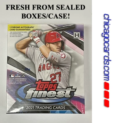 2021 Topps Finest Hobby MINI-Box 1 Chrome AUTO Look4 Ohtani Trout Tatis Acuna - Image 1 of 4