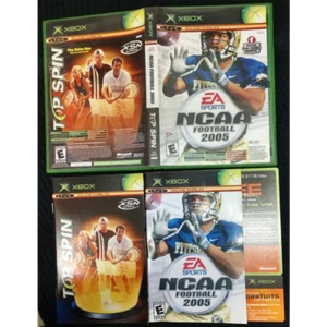 NCAA Football 2005 / Top Spin Combo - Xbox / with Instructions (No Game) - Picture 1 of 2
