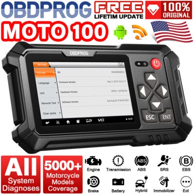 All System Motorcycle Diagnostic Scan Tool Scanner Coding for Victory Polari - Image 1 of 4