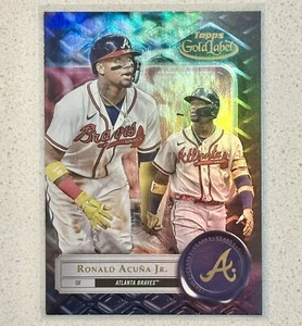 2022 Topps Gold Label - Class 2 #13 Ronald Acuña Jr. - Picture 1 of 2