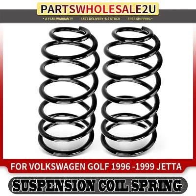 2 piezas muelles helicoidales delanteros izquierdo y derecho para Volkswagen Jetta Golf 1996-1999 2,0 L Foto 1 de 4