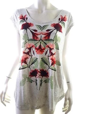 T. L Gris Blusa Viscosa Manga corta - Imagen 1 de 4