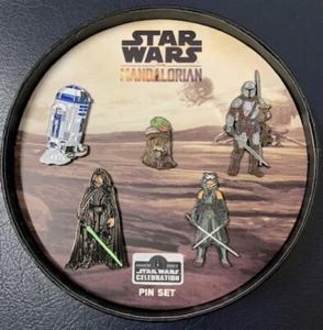 Salesone - STAR WARS: LA CELEBRACIÓN MANDALORIANA 2022 EXCLUSIVO Juego de 5 Pines - Imagen 1 de 6