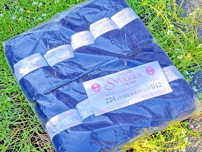 UN0PENED Sirdar 10 Navy Snuggly Skeins Machine Washable Tumble Dry! Discontinued - Image 1 of 4