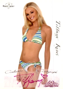 2005 Bench Warmers Tiffany Kyees Auto PINK Autograph - Bild 1 von 2
