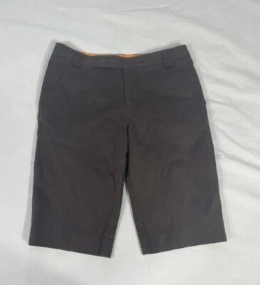 Tory Burch Women Brown Bermuda Shorts Size 2 - Imagem 1 de 4
