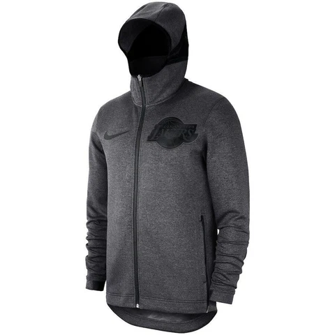 Los Angeles Lakers Nike Therma Flex Showtime On Court Bench Hoodie Men's Small Cover