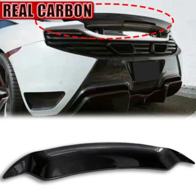 Spoiler traseiro de fibra de carbono real asa estilo ANTES serve para McLaren MP4-12C 650S - Imagem 1 de 4