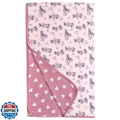 铜珍珠超大优质针织 3 层弹力毯米妮老鼠 — 第 1/4 张图片