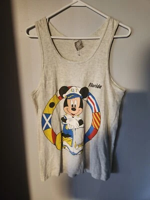 Vintage Disney Mickey Mouse Florida Tank Top Small — 第 1/3 张图片