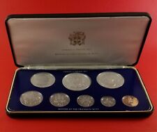 1975 Jamaica 8 Coin Proof Silver Set Sealed In Case