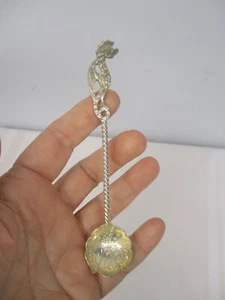 DE COLECCIÓN MANGO GIRATORIO PLATA ESTERLINA con MANGO SERPIENTE ALADO PERFORADO - Imagen 1 de 5