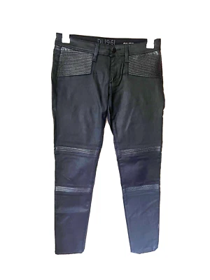 DL1961 Womens 28 Jeans River Low Rise Black Skinny  - Image 1 of 4