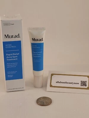 Murad Rapid Relief Acne Spot Treatment 0.5 fl oz Full Size NEW In Box Exp 10/25 - Image 1 of 4