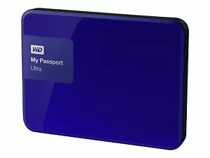Blue 1TB Western Digital My Passport Ultra Portable Hard Drive USB 3 wa - Picture 1 of 3