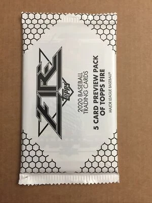 2020 Topps Baseball Fire Preview Pack Bryce Harper Phillies on Top Sealed New! - Image 1 of 2