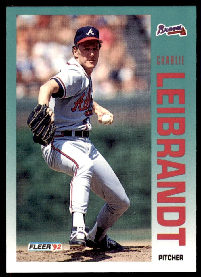 1992 Fleer Charlie Leibrandt Baseball Cards #361 - Image 1 of 2