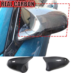 CARBON FIBER FOR 2015-19 BMW F80M3 F82M4 DIRECT REPLACEMENT SIDE MIRROR COVERS E - Picture 1 of 7
