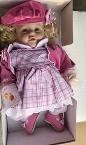ADORA Name Your Own Baby. Blonde Hair Pink Corduroy & Dress Cert. Blue Eyes 2007 - Picture 1 of 9