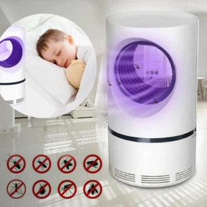 Mosquito Catcher Lamp Insect Killer Electric LED Light Fly Bug Zapper Trap USB - Picture 1 of 11