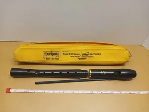 Peripole Angel Soprano Halo Recorder Model PB 6001 German Fingering Black - Picture 1 of 7