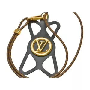 LOUIS VUITTON Phone holder Louise Cell Phone Cover with Strap M68382 Black - Picture 1 of 10
