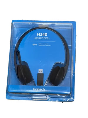 Logitech H340 USB PC Headset w/Noise Cancelling Microphone - Image 1 of 3