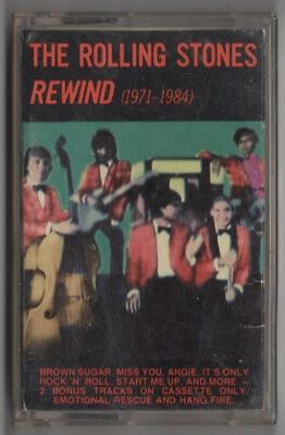 1984 MUSIC AUDIO CASSETTE TAPE [ALBUM: REWIND] GROUP: ROLLING STONES (AUSTRALIA) - Image 1 of 4