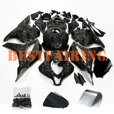 Forged Carbon Fiber Painted Fairing Kit for Honda CBR600RR 2009-2012 +Black Bolt - Image 1 of 4