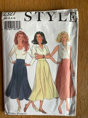 Vintage 1970s Sewing Patterns Misses Skirts Cut to size 14 - Image 1 of 2