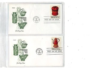 US: 2 FDCs XF 52520 - Picture 1 of 1