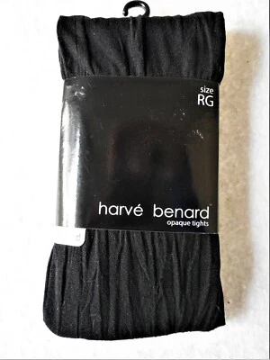 Ropa para mujer talla RG 100-165 libras. Medias opacas con patas negras nuevas $15 Harve Ben Foto 1 de 4