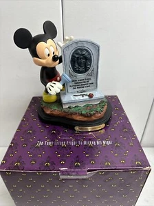 Haunted Mansion 2003 Disney LE 500 Tomb Brings Fright To Mickey All Night 999 - Picture 1 of 13