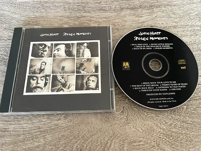 CD   John Hiatt  -  Stolen Moments  1990  A&M Records - image 1 of 2