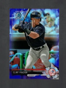 2017 BOWMAN CHROME PROSPECTS CLINT FRAZIER #BCP167 PURPLE REFRACTOR 171/250 - Picture 1 of 2